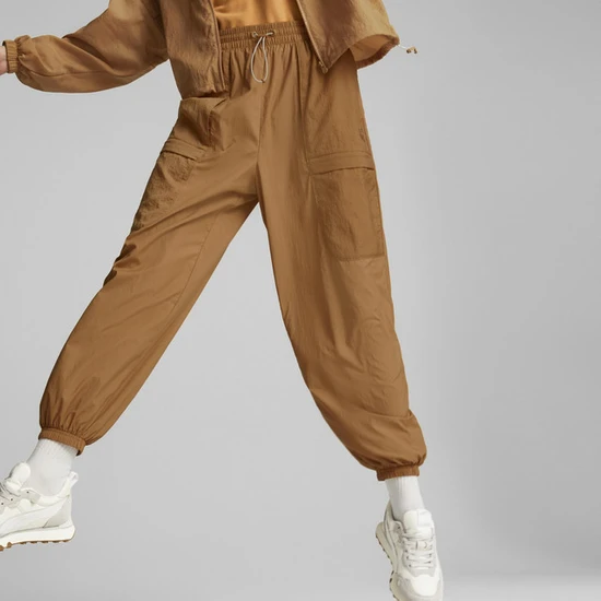 Puma Kadın Desert Tan Puma Infuse Woven Pants Camel Kadın Eşofman Altı