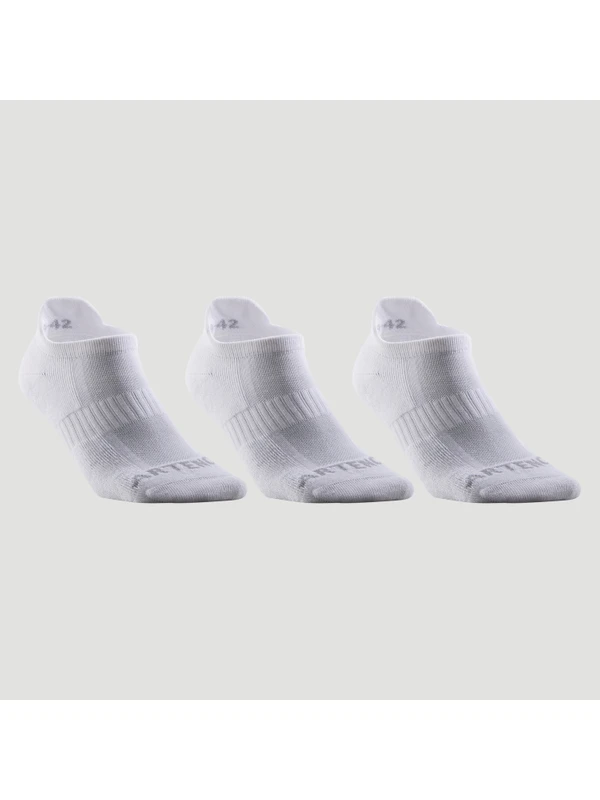 Decathlon ARTENGO Tenis Çorabı - Kısa Konç - Unisex - 3 Çift - Beyaz - RS500