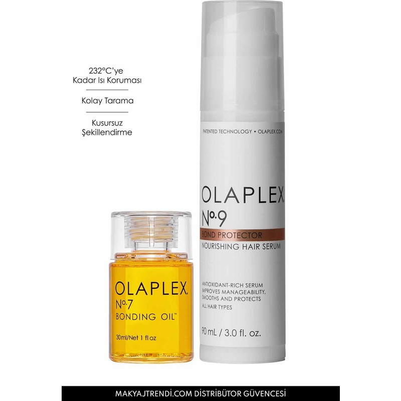 OLAPLEX Bonding & Nourishing Protector Duo - Bağ Güçlendiren & Saçları Besleyen İkili Bakım Seti