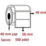 Özsaraç Etiket 58X40 Eco Termal Etiket ( 500 Lü )