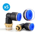 Skyce Pnömatik Dirsek Erkek Rekor 1/8''x6 mm Paket 5 Adet