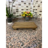 Apak Ahşap Çok Amaçlı Sunumluk Baharatlık Dekoratif Ahşap Tepsi 11 x 28 cm