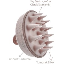 Saç Masaj Tarağı Silikon Kafa Derisi Ve Vücut Masajı Duş Fırçası