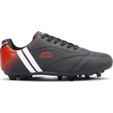 Slazenger MARK KRP Erkek Halısaha Futbol Kramponu Siyah / Beyaz / Kırmızı