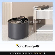 Swico Remado 3l Filtre Fonksiyonlu Otomatik Pet Su Sebili - Gri (Yurt Dışından)