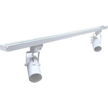 Mimarled Monofaze GU10 Duylu 2 Adet Ray Spot+1 Metre Ray