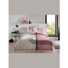 Taç Nevresim Takımı Alex Pembe Queen Tek Kişilik