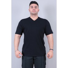 Yenitrendis Kırmızı V Yaka T-Shirt