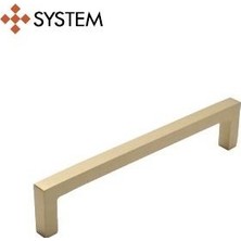 System 160MM Bb Mat Altın Renk Kulp 1 Adet SY7938 0160 Bb