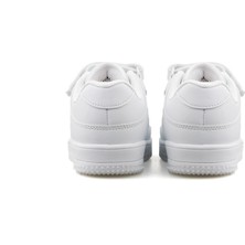 Cool Haykat Beyaz Unisex Çocuk Günlük Sneaker Spor Ayakkabısı