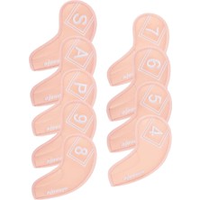 Maelove Pu Golf Demir Kapakları Set 9 Adet Golf Kulübü Kafa Kapakları Irons, Golf (Yurt Dışından)