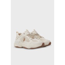 U.S. Polo Assn. Maybe Wmn 3fx Bej Sneaker Kadın Ayakkabı