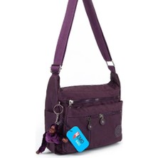 Nemo Bags Omuz Çantası Kadın Orta Boy Kipling Tarz Su Geçirmez Klinkır Askılı Postacı Çapraz Çanta
