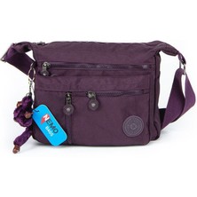 Nemo Bags Omuz Çantası Kadın Orta Boy Kipling Tarz Su Geçirmez Klinkır Askılı Postacı Çapraz Çanta