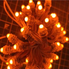 Alles 9mm Amber Piksel LED 50 Adet