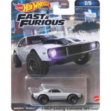 Hot Wheels Premium Fast And Furious 1967 Chevy Camaro Offroad Nadir Model Koleksiyon HNW46-HNW47 7304829388383