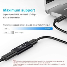 Temiz Pazar Type C USB 3.1 Dişi Dişi Çevirici Dönüştürücü Adaptör