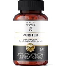 Erbatab Puritex (Kişniş - Spirulina - Brokoli - Klorella) 60 Kapsül