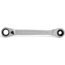 İzeltaş Çoklu Yıldız Cırcır Kombine Anahtar 10*13*17*19