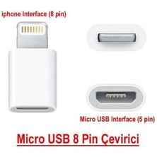 Temiz Pazar Micro USB Apple iPhone Lightning Çevirici Dönüştürücü Adaptör