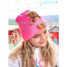 Queen Aksesuar Trend Moda Özel Tasarım Sevimli Büyük Yetişkin Erkek Kız Unisex Çocuk Şapkası Neon Pembe Şapka