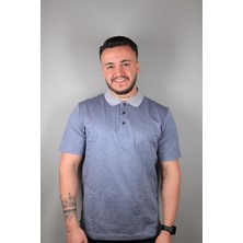 Nehir 1006 Nehir Polo Yaka Tshirt Mavi