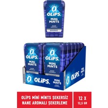 Olips Mini Mints Şekersiz Nane & Karpuz Aromalı Şekerleme 12,5 gr - 24 Adet