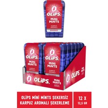 Olips Mini Mints Şekersiz Nane & Karpuz Aromalı Şekerleme 12,5 gr - 24 Adet