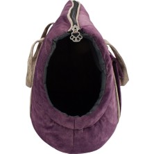 Lepus Kedi ve Köpek Taşıma Çantası Açık (Sling Bag) Mor