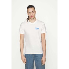 Lee Regular Fit Pamuklu Bisiklet Yaka Beyaz T-Shirt - LL04FQLJ