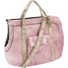 Lepus Kedi ve Köpek Taşıma Çantası Açık (Sling Bag) Toz Pembe