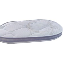 Brzn Home 50X90X10 Bambu Kumaş Anne Yanı Oval Beşik Yatagı