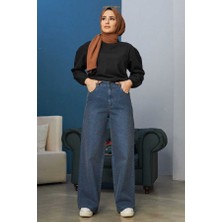 Neways 1133-BOL Paça Pantolon Koyu Mavi