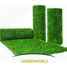 Garden World Çim Çit Yükseklik 100 Cm Uzunluk 1m 100-1 Bahçe Çiti Suni Çim