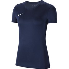 Nike Kadın Park VII Jersey  BV6728-410 T-Shirt Mavi Renk Günlük Kullanım için Rahat Kesim