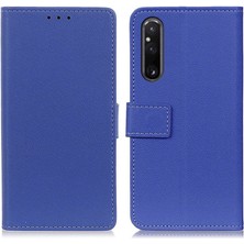 Xshop Sony Xperia Için 1 V Pu Deri Telefon Cüzdan Tam Koruma Stand Telefon Kılıfı (Yurt Dışından)