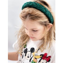 Queen Aksesuar Yeni Trend Iri Geniş Pileli Katlı Örgü Saten Taç Çocuk Yetişkin Tacı Zümrüt Yeşili