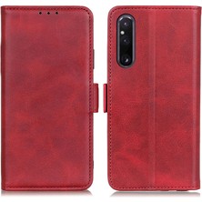 Xshop Sony Xperia 1 V Doku Telefon Cüzdan Stand Koruyucu Telefon Kılıfı (Yurt Dışından)