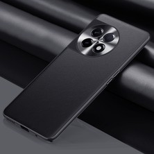 Xshop Oneplus 11 5g Pu Deri Kaplamalı Tpu + Pc Slip Olmayan Metal Lens Tasarım Koruyucu Telefon Kılıfı (Yurt Dışından)