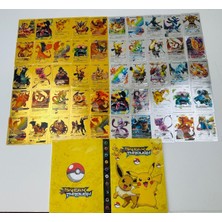 Abetto Market Pokemon Silver & Golden Özel Seri Kart Toplam 50 Adet ve Pokemon Kart Albüm