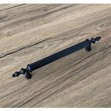 Koldoor Mat Siyah Mobilya Dolap Mutfak Çekmece Kulpu 64 mm (6,4 Cm) 5 Adet