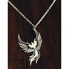 Bigakan Anka Kuşu Gümüş Kolyesi 925 Ayar Gümüş Kolye