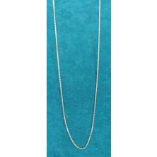 Bigakan Hayalet Gümüş Zincir Gümüş Kolye Ince Zincir