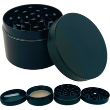 Efotech Grınder 4 Kat Herbal Baharat Öğütücü  Metal Mıknatıslı 50M-SIYAH