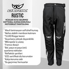 Berik Rustic Korumalı Softshell Motosiklet Pantolonu