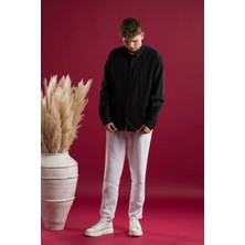 Akçaylar Slimfit Uzun Kol Keten Erkek Yazlık Gömlek