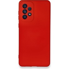 Plus Samsung A53 ile Uyumlu Lansman Silikon Kılıf (Kamera Korumalı)