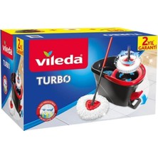 Hector Emporium Vileda Turbo Pedallı Temizlik Seti, Siyah