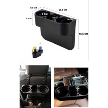 My Like Oto Araç Içi Bardaklık Araç Içi Koltuk Yanı Arası Bardak Tutucu ve Oto Koltuk Başlığı Bardaklık