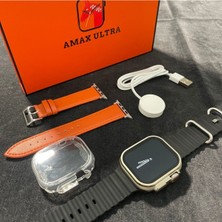 Pazariz Watch 8 Ultra 49MM  Amax Ultra Akıllı Saat Nfc - Gps - Kablosuz Şarj Son En Üst Versiyon